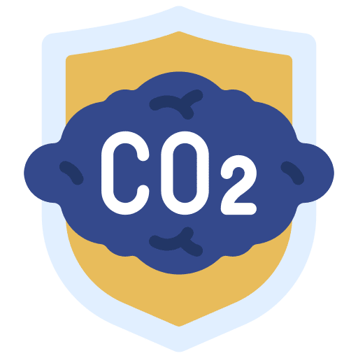Environment protection air pollution security shield icon
