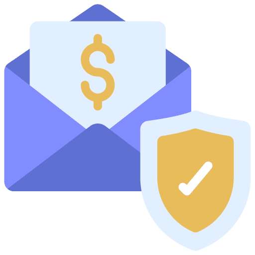 Secure payment compensation security secure payment icon