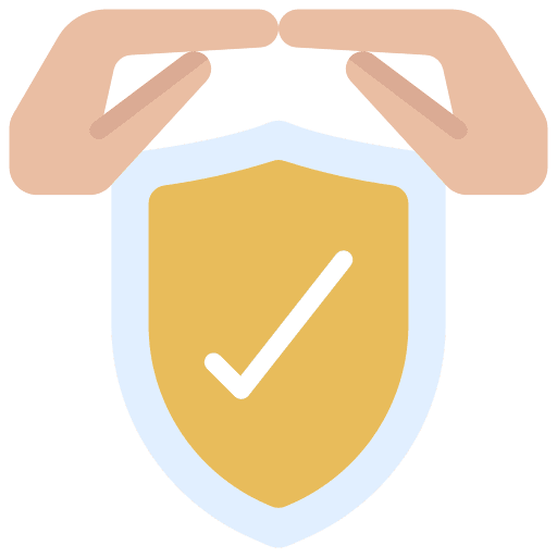 Protection security protection shield icon