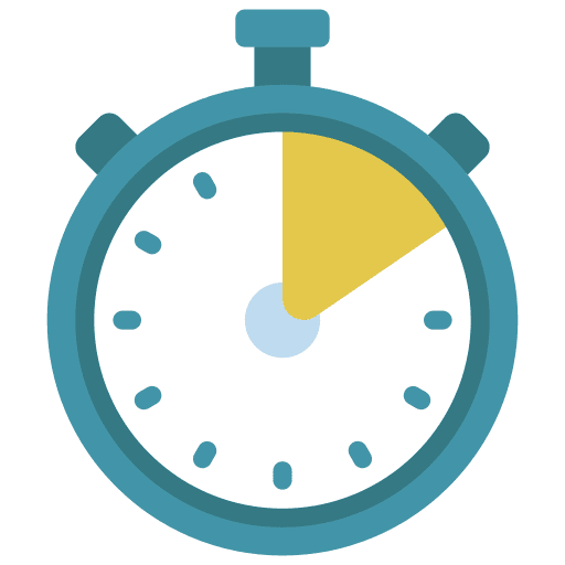 Stopwatch chronometer interface time and date icon
