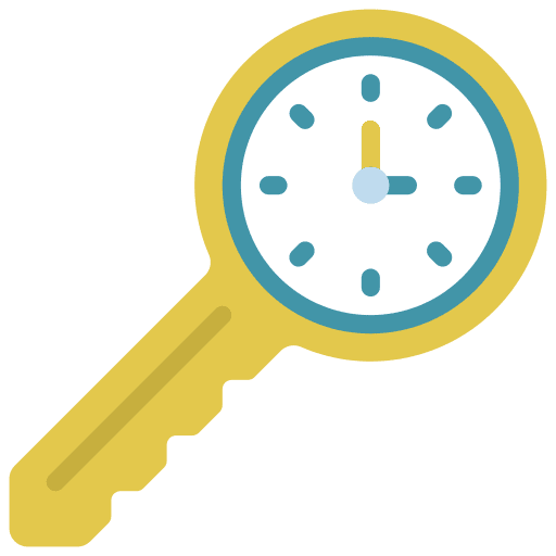 One time password security password key icon