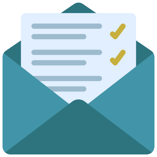 Task list check list email document icon