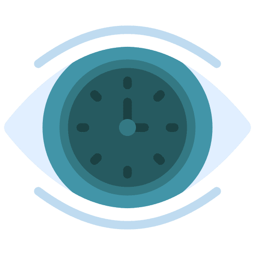 Visionary visionary eye view icon