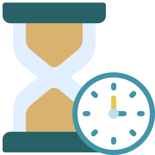 Wait chronometer timer sandclock icon