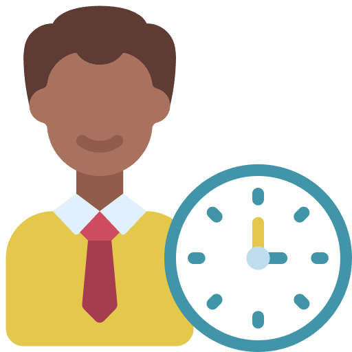 Manager worker manager man icon