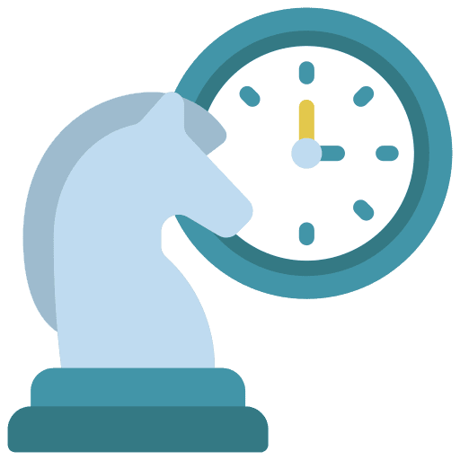 Strategy chess time strategy icon
