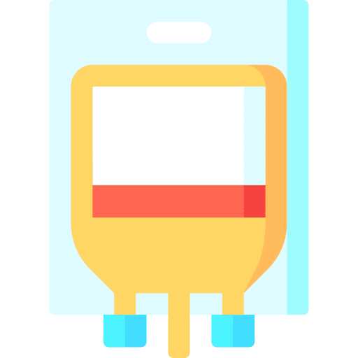 Plasma iv bag hospital blood bag icon