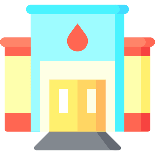 Blood donation architecture building architecture and city icon Blood donation architecture building architecture and city icon