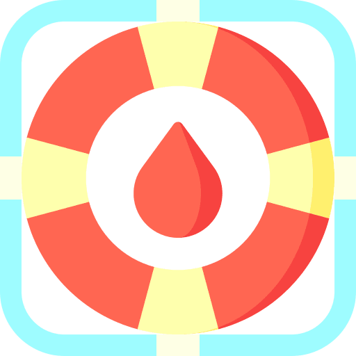 Blood donation life buoy health care blood drop icon Blood donation life buoy health care blood drop icon