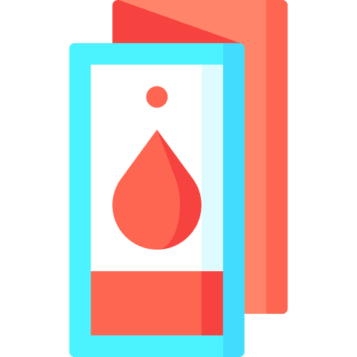 Pamphlet medical drop healthcare and medical icon Pamphlet medical drop healthcare and medical icon
