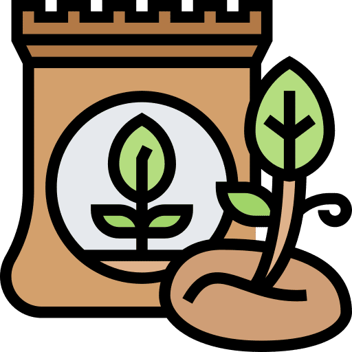 Seed gardening seed seeding icon