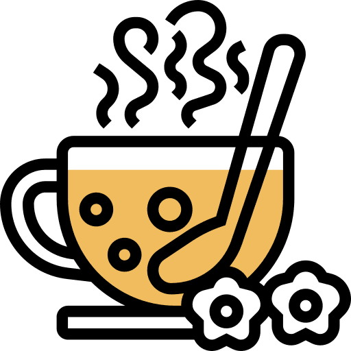Chamomile aromatic chamomile food and restaurant icon