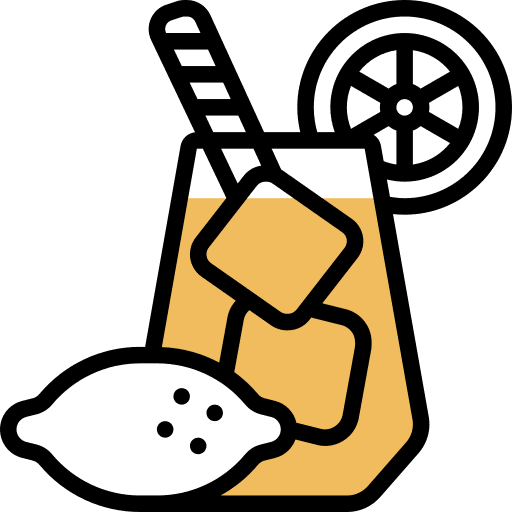 Lemonade food and restaurant refreshment beverage icon