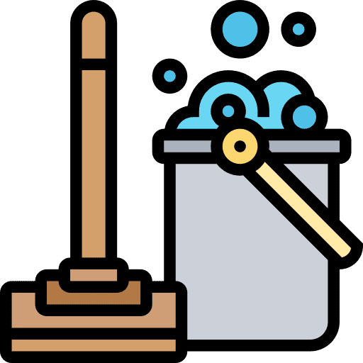 Mop water clean cleaning tool icon