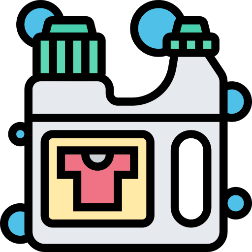 Detergent clean clothes laundry service icon Detergent clean clothes laundry service icon