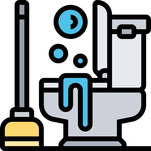 Plunger unclog plunger construction and tools icon Plunger unclog plunger construction and tools icon