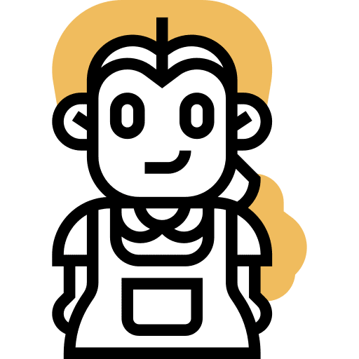 Housekeeper user cleaning staff occupation icon Housekeeper user cleaning staff occupation icon