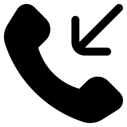 Incoming call communications phone receiver incoming call icon Incoming call communications phone receiver incoming call icon
