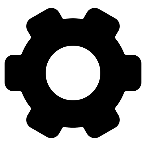 Setting metal gear configuration gear icon