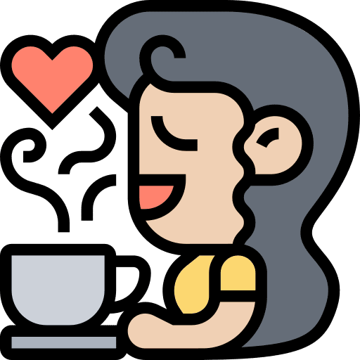 Coffee calm coffee relax icon