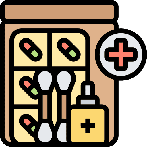 Aid kit emergency kit aid kit camping icon