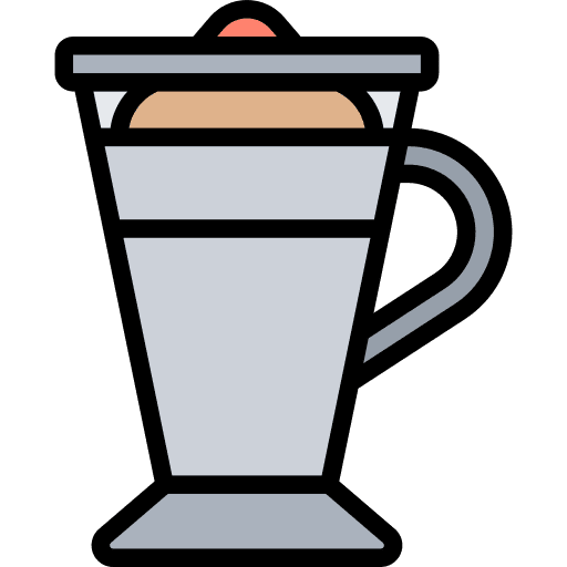 Cappuccino food and restaurant coffee cup nutrition icon Cappuccino food and restaurant coffee cup nutrition icon