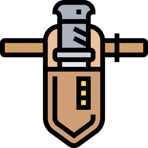 Knife blade equipment sharp combat icon