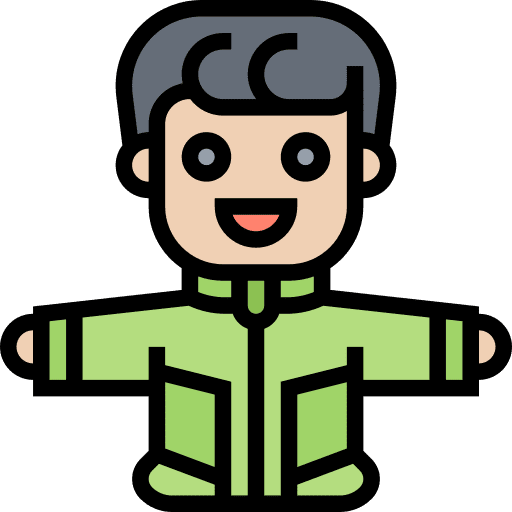 Man clothing camping user icon Man clothing camping user icon