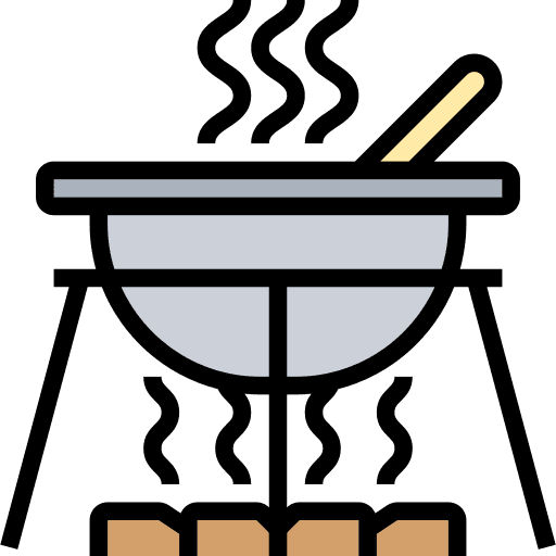 Pots bonfire flames pots icon