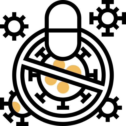 Antibiotics drug healthcare and medical medical icon