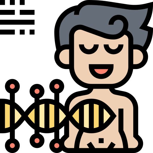 Genome human people healthcare and medical icon Genome human people healthcare and medical icon