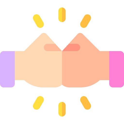 Fist hands and gestures fist empowerment icon