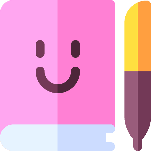 Diary diary notebook smile icon Diary diary notebook smile icon