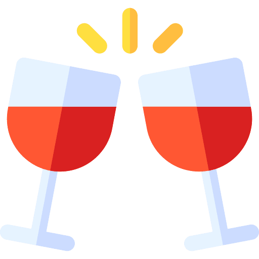 Toast glass alcohol celebration icon Toast glass alcohol celebration icon