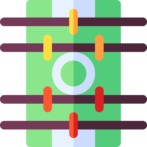 Football foosball entertainment ball icon Football foosball entertainment ball icon