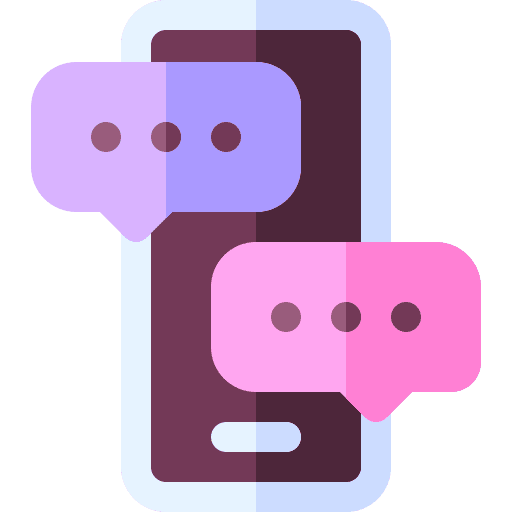 Message communications phone message chat box icon Message communications phone message chat box icon