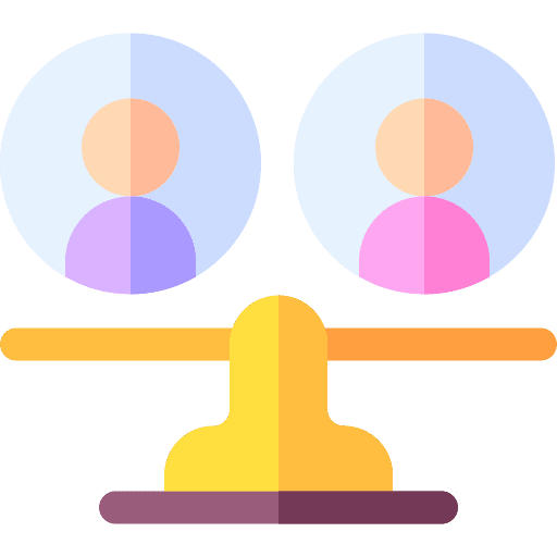 Scale equality business and finance weight icon Scale equality business and finance weight icon