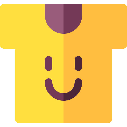 Tshirt smile tshirt garment icon Tshirt smile tshirt garment icon