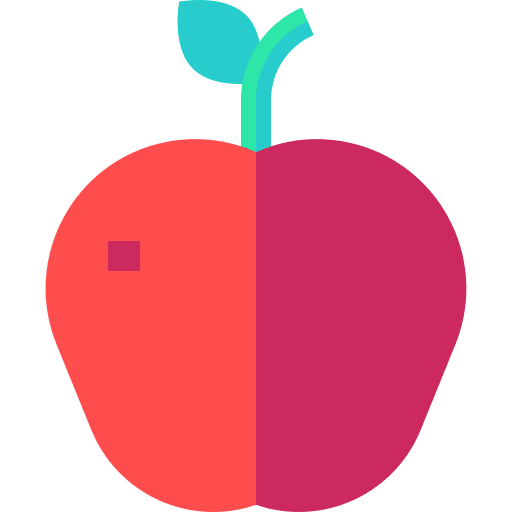 Apple vegan food and restaurant healthy food icon Apple vegan food and restaurant healthy food icon