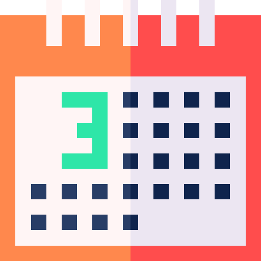 Calendar planning schedule organization icon Calendar planning schedule organization icon