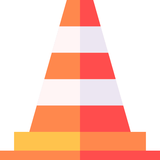Traffic cone signaling traffic cone emergency icon Traffic cone signaling traffic cone emergency icon