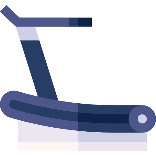 Treadmill sports and competition gym fitness icon Treadmill sports and competition gym fitness icon