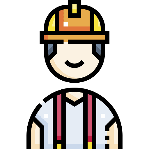 Builder helmet professions and jobs professional icon Builder helmet professions and jobs professional icon