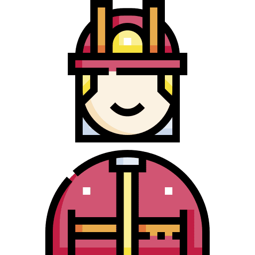 Fireman avatar user professions and jobs icon Fireman avatar user professions and jobs icon