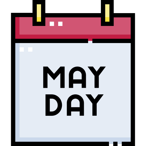 Labor day labor gear time and date icon Labor day labor gear time and date icon