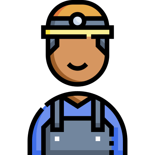 Miner avatar labour miner icon Miner avatar labour miner icon