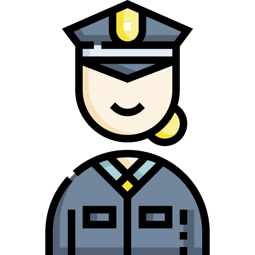 Policeman guardian person security guard icon Policeman guardian person security guard icon