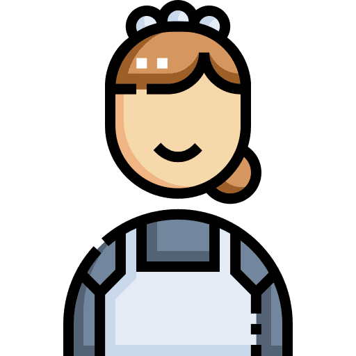 Waitress food service uniform waitress icon Waitress food service uniform waitress icon