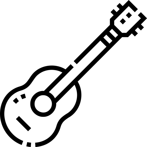 Guitar guitar music and multimedia orchestra icon Guitar guitar music and multimedia orchestra icon