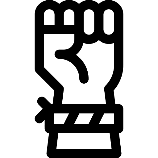 Fist pride empowerment bracelet icon